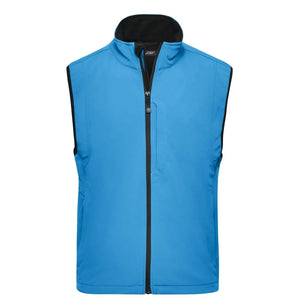 Giacca Mens Softshell Vest azzurro / S - personalizzabile con logo