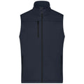 Giacca Mens Softshell Vest blu / S - personalizzabile con logo