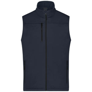 Giacca Mens Softshell Vest blu / S - personalizzabile con logo