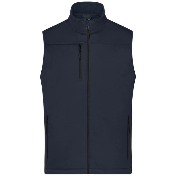 Giacca Mens Softshell Vest blu / S - personalizzabile con logo