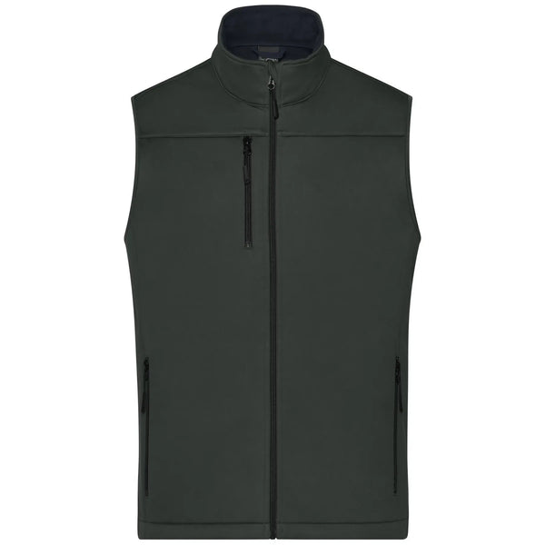 Giacca Mens Softshell Vest grigio / S - personalizzabile con logo