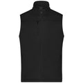 Giacca Mens Softshell Vest nero / S - personalizzabile con logo
