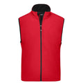 Giacca Mens Softshell Vest rosso / S - personalizzabile con logo