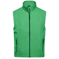 Giacca Mens Softshell Vest verde / S - personalizzabile con logo