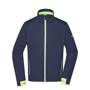 Giacca Mens Sports Softshell blu / S - personalizzabile con logo