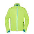 Giacca Mens Sports Softshell giallo / S - personalizzabile con logo
