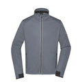 Giacca Mens Sports Softshell grigio / S - personalizzabile con logo