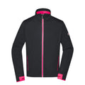 Giacca Mens Sports Softshell nero / S - personalizzabile con logo