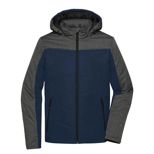 Giacca Mens Winter blu / S - personalizzabile con logo