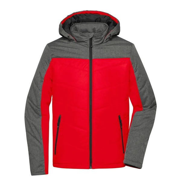Giacca Mens Winter rosso / S - personalizzabile con logo