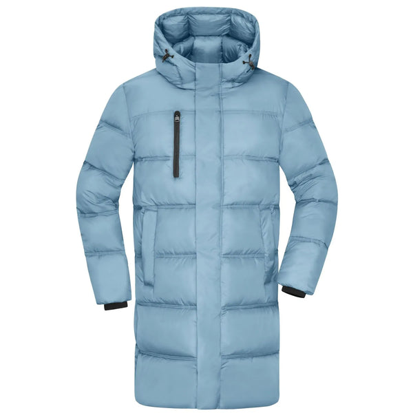 Giacca Mens Winter Short Coat azzurro / S - personalizzabile con logo