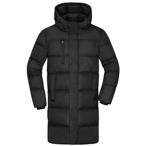 Giacca Mens Winter Short Coat nero / S - personalizzabile con logo