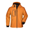 Giacca Mens Winter Softshell arancione / S - personalizzabile con logo