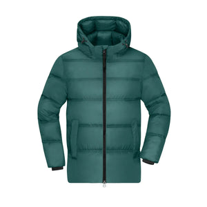 Giacca Mens Winter verde / S - personalizzabile con logo