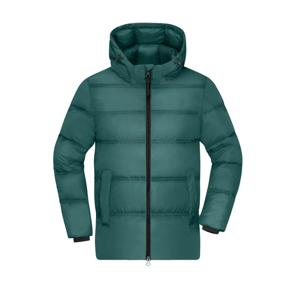 Giacca Mens Winter verde / S - personalizzabile con logo