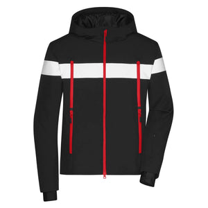 Giacca Mens Wintersport nero / S - personalizzabile con logo