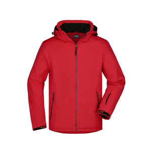 Giacca Mens Wintersport rosso / S - personalizzabile con logo