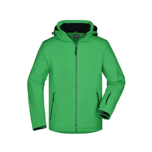 Giacca Mens Wintersport verde / S - personalizzabile con logo