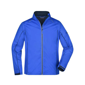 Giacca Mens Zip-off Softshell azzurro / S - personalizzabile con logo