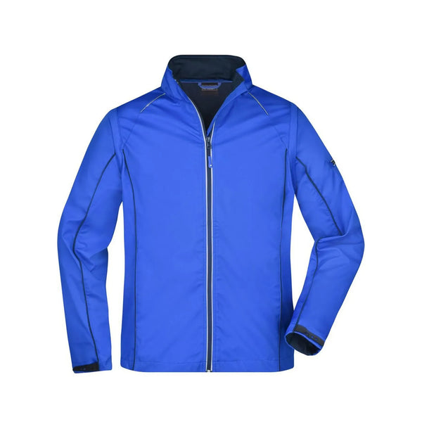 Giacca Mens Zip-off Softshell azzurro / S - personalizzabile con logo