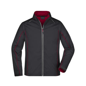 Giacca Mens Zip-off Softshell nero / S - personalizzabile con logo
