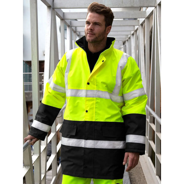 Giacca Motorway 2-tone Safety Coat - personalizzabile con logo