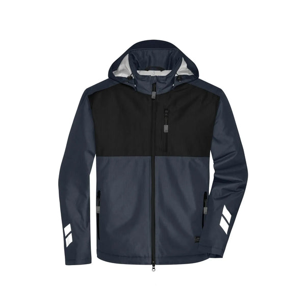 Giacca Padded Hardshell Workwear grigio / XS - personalizzabile con logo
