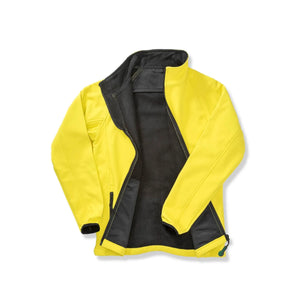Giacca Printable Softshell giallo / S - personalizzabile con logo
