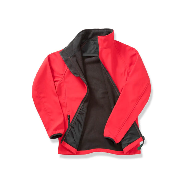 Giacca Printable Softshell rosso / S - personalizzabile con logo