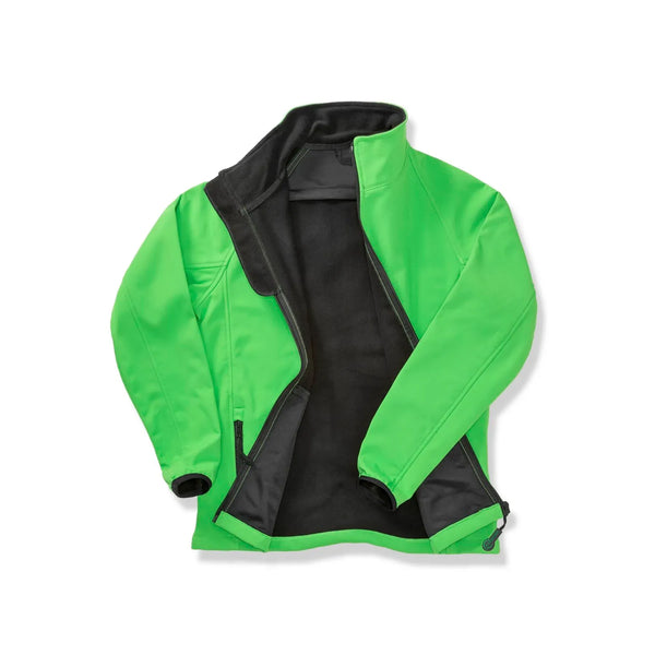 Giacca Printable Softshell verde / S - personalizzabile con logo
