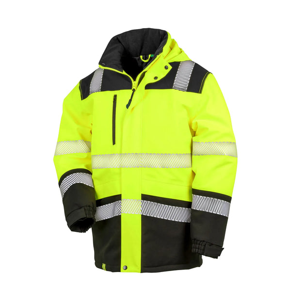 Giacca Printable Waterproof Softshell Safety Coat giallo / S - personalizzabile con logo
