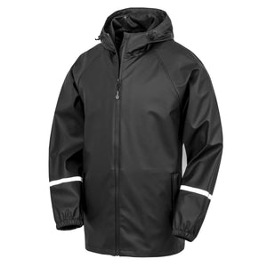 Giacca Prism Pu Waterproof nero / XS - personalizzabile con logo