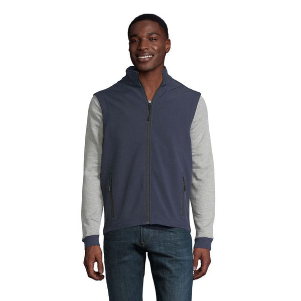 Giacca Race Bw Men  Softeshell blu navy / S - personalizzabile con logo