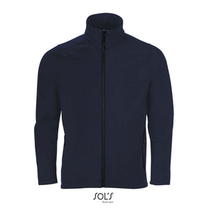 Giacca Race  Uomo  280G Softeshell blu navy / S - personalizzabile con logo