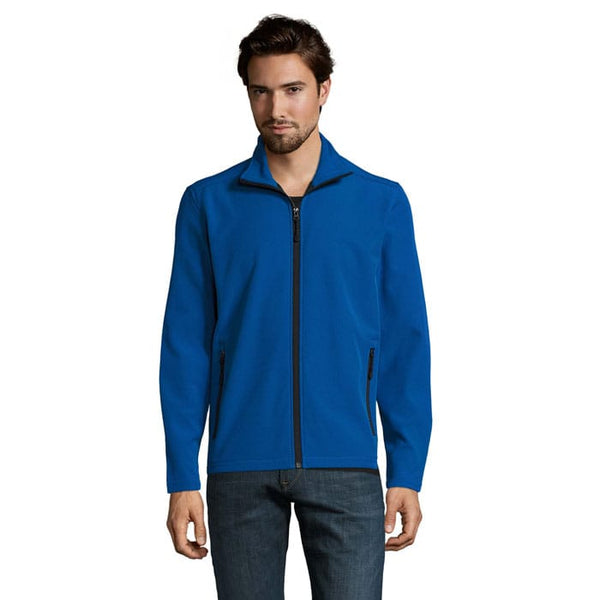 Giacca Race  Uomo  280G Softeshell royal / S - personalizzabile con logo