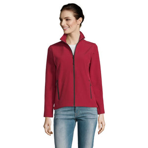 Giacca Race Women   280G Softeshell bordeaux / S - personalizzabile con logo