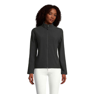 Giacca Race Women   280G Softeshell Nero / S - personalizzabile con logo