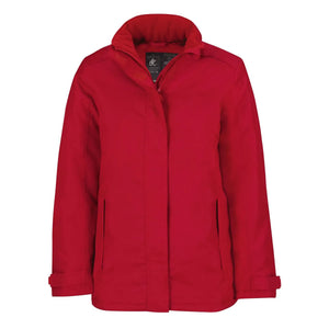 Giacca Real+ Donna rosso / XS - personalizzabile con logo