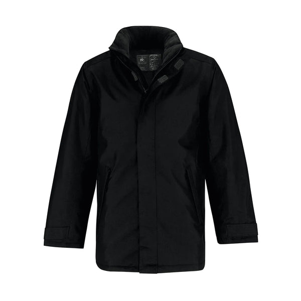 Giacca Real+ Uomo nero / S - personalizzabile con logo