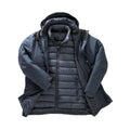 Giacca Recycled 3-in-1 Padded Ripstop blu / XS - personalizzabile con logo