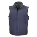 Giacca Recycled 3-layer Softshell Bodywarmer blu / S - personalizzabile con logo