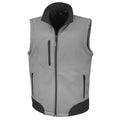 Giacca Recycled 3-layer Softshell Bodywarmer grigio / S - personalizzabile con logo
