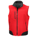 Giacca Recycled 3-layer Softshell Bodywarmer rosso / S - personalizzabile con logo