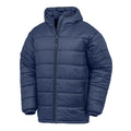Giacca Recycled  Padded Parka blu / XS - personalizzabile con logo