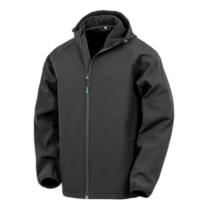 Giacca Recycled Printable 3-layer  Softshell nero / S - personalizzabile con logo