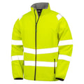 Giacca Recycled Printable Safety Softshell giallo / S - personalizzabile con logo