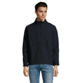 Giacca Relax Uomo   340G Softeshell blu navy / S - personalizzabile con logo