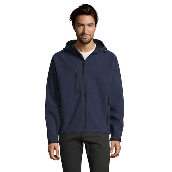 Giacca Replay Uomo  Softeshell blu navy / XS - personalizzabile con logo