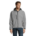 Giacca Replay Uomo  Softeshell grigio / XS - personalizzabile con logo