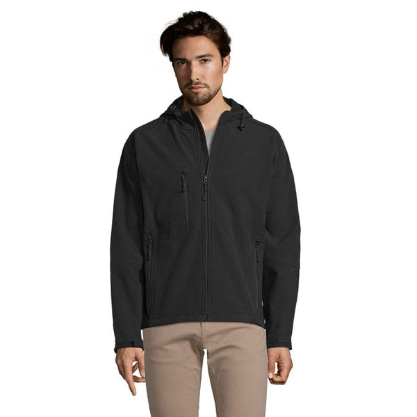Giacca Replay Uomo  Softeshell Nero / XS - personalizzabile con logo